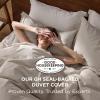 imageBedsure 100 Washed Cotton Duvet Cover Queen Size  Khaki Minimalist Cotton Duvet Cover Linen Like for All Seasons  GentleSoft Plain Simple Bedding Khaki Queen 90quotx90quot01  Natural No Comforter