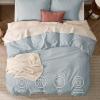 imageBedsure 100 Washed Cotton Duvet Cover Queen Size  Khaki Minimalist Cotton Duvet Cover Linen Like for All Seasons  GentleSoft Plain Simple Bedding Khaki Queen 90quotx90quot16  Stonewashed Cornflower Blue No Comforter