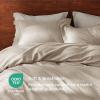 imageBedsure 100 Washed Cotton Duvet Cover Queen Size  Khaki Minimalist Cotton Duvet Cover Linen Like for All Seasons  GentleSoft Plain Simple Bedding Khaki Queen 90quotx90quot02  Greige No Comforter
