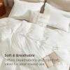 imageBedsure 100 Washed Cotton Duvet Cover Queen Size  Khaki Minimalist Cotton Duvet Cover Linen Like for All Seasons  GentleSoft Plain Simple Bedding Khaki Queen 90quotx90quot08  Stonewashed White No Comforter