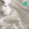 imageBedsure 100 Washed Cotton Duvet Cover Queen Size  Khaki Minimalist Cotton Duvet Cover Linen Like for All Seasons  GentleSoft Plain Simple Bedding Khaki Queen 90quotx90quot07  Stonewashed Oatmeal No Comforter