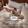 imageBedsure 100 Washed Cotton Duvet Cover Queen Size  Khaki Minimalist Cotton Duvet Cover Linen Like for All Seasons  GentleSoft Plain Simple Bedding Khaki Queen 90quotx90quot01  Khaki No Comforter