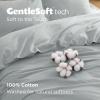 imageBedsure 100 Washed Cotton Duvet Cover Queen Size  Khaki Minimalist Cotton Duvet Cover Linen Like for All Seasons  GentleSoft Plain Simple Bedding Khaki Queen 90quotx90quot16  Mist Blue No Comforter