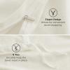 imageBedsure 100 Washed Cotton Duvet Cover Queen Size  Khaki Minimalist Cotton Duvet Cover Linen Like for All Seasons  GentleSoft Plain Simple Bedding Khaki Queen 90quotx90quot03  Wax Paper No Comforter