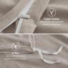 imageBedsure 100 Washed Cotton Duvet Cover Queen Size  Khaki Minimalist Cotton Duvet Cover Linen Like for All Seasons  GentleSoft Plain Simple Bedding Khaki Queen 90quotx90quot01  Natural No Comforter