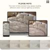 imageBedsure 100 Washed Cotton Duvet Cover Queen Size  Khaki Minimalist Cotton Duvet Cover Linen Like for All Seasons  GentleSoft Plain Simple Bedding Khaki Queen 90quotx90quot32  Slub Natural Linen No Comforter