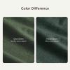 imageBedsure 100 Washed Cotton Duvet Cover Queen Size  Khaki Minimalist Cotton Duvet Cover Linen Like for All Seasons  GentleSoft Plain Simple Bedding Khaki Queen 90quotx90quot15  Forest Green No Comforter