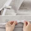 imageBedsure 100 Washed Cotton Duvet Cover Queen Size  Khaki Minimalist Cotton Duvet Cover Linen Like for All Seasons  GentleSoft Plain Simple Bedding Khaki Queen 90quotx90quot18  Stonewashed Stone No Comforter