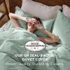 imageBedsure 100 Washed Cotton Duvet Cover Queen Size  Khaki Minimalist Cotton Duvet Cover Linen Like for All Seasons  GentleSoft Plain Simple Bedding Khaki Queen 90quotx90quot11  Sage Green No Comforter