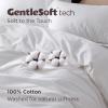 imageBedsure 100 Washed Cotton Duvet Cover Queen Size  Khaki Minimalist Cotton Duvet Cover Linen Like for All Seasons  GentleSoft Plain Simple Bedding Khaki Queen 90quotx90quot05  Bright White No Comforter