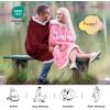imageBedsure Blanket Hoodie Wearable Blanket for Adults ampamp Kids as Gifts for Women Men Birthday Gifts for Women Mom Girl Sherpa Oversized Hoodie Grey StandardBurgundy