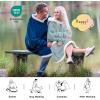 imageBedsure Blanket Hoodie Wearable Blanket for Adults ampamp Kids as Gifts for Women Men Birthday Gifts for Women Mom Girl Sherpa Oversized Hoodie Grey StandardLight Green