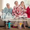 imageBedsure Blanket Hoodie Wearable Blanket for Adults ampamp Kids as Gifts for Women Men Birthday Gifts for Women Mom Girl Sherpa Oversized Hoodie Grey StandardLight Green