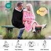 imageBedsure Blanket Hoodie Wearable Blanket for Adults ampamp Kids as Gifts for Women Men Birthday Gifts for Women Mom Girl Sherpa Oversized Hoodie Grey StandardBlack