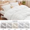 imageBedsure Boho Duvet Cover Queen Size  Grey Breathable ampamp Soft Boho Bedding Machine Washable Comforter Cover for All Seasons Includes 1 Duvet Cover 90quotx90quot with 2 Pillow Shams ampamp Zipper Closure01  White No Comforter