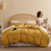 imageBedsure Boho Duvet Cover Queen Size  Grey Breathable ampamp Soft Boho Bedding Machine Washable Comforter Cover for All Seasons Includes 1 Duvet Cover 90quotx90quot with 2 Pillow Shams ampamp Zipper Closure15  Mustard Yellow No Comforter