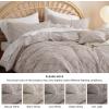 imageBedsure Boho Duvet Cover Queen Size  Grey Breathable ampamp Soft Boho Bedding Machine Washable Comforter Cover for All Seasons Includes 1 Duvet Cover 90quotx90quot with 2 Pillow Shams ampamp Zipper Closure02  Linen No Comforter
