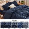 imageBedsure Boho Duvet Cover Queen Size  Grey Breathable ampamp Soft Boho Bedding Machine Washable Comforter Cover for All Seasons Includes 1 Duvet Cover 90quotx90quot with 2 Pillow Shams ampamp Zipper Closure03  Navy No Comforter