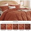 imageBedsure Boho Duvet Cover Queen Size  Grey Breathable ampamp Soft Boho Bedding Machine Washable Comforter Cover for All Seasons Includes 1 Duvet Cover 90quotx90quot with 2 Pillow Shams ampamp Zipper Closure02  Terracotta No Comforter