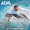imageBedsure Cold Blankets for Sleeping  Lightweight Summer Blanket Queen Size for Bed Cooling Ice Breathable DoubleSided Bedding Essentials for Hot Sleepers as Gifts Blue 90x90 InchesGlacier GrayDark Grey