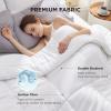 imageBedsure Comforters Queen Size Duvet Insert All Season Bed Comforter Quilted Down Alternative Duvet Box Stitched Comforter with Corner Tabs Machine Washable 88 x 88 Inches WhiteWhite