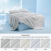 imageBedsure Cooling Comforter King Size Cooling Blankets for Hot Sleepers QMaxampgt042 Breathable Cooling Blanket for Night Sweats AllSeason Lightweight Comforter 104quotx90quot WhiteGrey