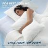 imageBedsure Cooling Comforter King Size Cooling Blankets for Hot Sleepers QMaxampgt042 Breathable Cooling Blanket for Night Sweats AllSeason Lightweight Comforter 104quotx90quot WhiteWhite