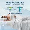 imageBedsure Cooling Comforter King Size Cooling Blankets for Hot Sleepers QMaxampgt042 Breathable Cooling Blanket for Night Sweats AllSeason Lightweight Comforter 104quotx90quot WhiteGrey