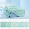 imageBedsure Cooling Comforter King Size Cooling Blankets for Hot Sleepers QMaxampgt042 Breathable Cooling Blanket for Night Sweats AllSeason Lightweight Comforter 104quotx90quot WhiteGreen