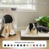 imageBedsure Cooling Dog Bed for Crate  Large Orthopedic Flat Puppy Beds with Removable Washable Cover Egg Crate Foam Pet Mat Suitable for Pet Up to 50 lbsLight Brown