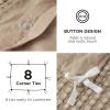 imageBedsure Cooling Duvet Cover Queen Size Cotton ampamp Rayon Derived from Bamboo Blend Duvet Cover Set for Hot Sleepers UltraSoft Breathable ampamp Lightweight Home Bedding for All Seasons White90quotx90quot21  Cooling Taupe No Comforter