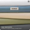 imageBedsure Cooling Duvet Cover Queen Size Cotton ampamp Rayon Derived from Bamboo Blend Duvet Cover Set for Hot Sleepers UltraSoft Breathable ampamp Lightweight Home Bedding for All Seasons White90quotx90quot20  Cooling White No Comforter