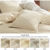 imageBedsure Cooling Duvet Cover Queen Size Cotton ampamp Rayon Derived from Bamboo Blend Duvet Cover Set for Hot Sleepers UltraSoft Breathable ampamp Lightweight Home Bedding for All Seasons White90quotx90quot01  Cooling Beige No Comforter