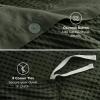 imageBedsure Cooling Duvet Cover Queen Size Cotton ampamp Rayon Derived from Bamboo Blend Duvet Cover Set for Hot Sleepers UltraSoft Breathable ampamp Lightweight Home Bedding for All Seasons White90quotx90quot14  Olive Green No Comforter