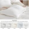 imageBedsure Cooling Duvet Cover Queen Size Cotton ampamp Rayon Derived from Bamboo Blend Duvet Cover Set for Hot Sleepers UltraSoft Breathable ampamp Lightweight Home Bedding for All Seasons White90quotx90quot21  Cooling Coconut White No Comforter
