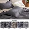 imageBedsure Cooling Duvet Cover Queen Size Cotton ampamp Rayon Derived from Bamboo Blend Duvet Cover Set for Hot Sleepers UltraSoft Breathable ampamp Lightweight Home Bedding for All Seasons White90quotx90quot21  Cooling Charcoal No Comforter