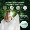 imageBedsure Cooling Duvet Cover Queen Size Cotton ampamp Rayon Derived from Bamboo Blend Duvet Cover Set for Hot Sleepers UltraSoft Breathable ampamp Lightweight Home Bedding for All Seasons White90quotx90quot01  Cooling Beige No Comforter