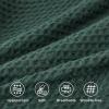 imageBedsure Cooling Duvet Cover Queen Size Cotton ampamp Rayon Derived from Bamboo Blend Duvet Cover Set for Hot Sleepers UltraSoft Breathable ampamp Lightweight Home Bedding for All Seasons White90quotx90quot13  Forest Green No Comforter