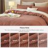 imageBedsure Cooling Duvet Cover Queen Size Cotton ampamp Rayon Derived from Bamboo Blend Duvet Cover Set for Hot Sleepers UltraSoft Breathable ampamp Lightweight Home Bedding for All Seasons White90quotx90quot07  Burnt Orange No Comforter