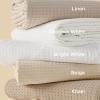 imageBedsure Cooling Duvet Cover Queen Size Cotton ampamp Rayon Derived from Bamboo Blend Duvet Cover Set for Hot Sleepers UltraSoft Breathable ampamp Lightweight Home Bedding for All Seasons White90quotx90quot05  Khaki No Comforter