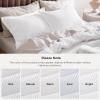imageBedsure Cooling Duvet Cover Queen Size Cotton ampamp Rayon Derived from Bamboo Blend Duvet Cover Set for Hot Sleepers UltraSoft Breathable ampamp Lightweight Home Bedding for All Seasons White90quotx90quot02  Bright White No Comforter
