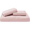 imageBedsure Cooling Duvet Cover Queen Size Cotton ampamp Rayon Derived from Bamboo Blend Duvet Cover Set for Hot Sleepers UltraSoft Breathable ampamp Lightweight Home Bedding for All Seasons White90quotx90quot09  Pink No Comforter