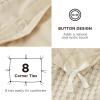 imageBedsure Cooling Duvet Cover Queen Size Cotton ampamp Rayon Derived from Bamboo Blend Duvet Cover Set for Hot Sleepers UltraSoft Breathable ampamp Lightweight Home Bedding for All Seasons White90quotx90quot01  Cooling Beige No Comforter