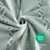 imageBedsure Cooling Duvet Cover Queen Size Cotton ampamp Rayon Derived from Bamboo Blend Duvet Cover Set for Hot Sleepers UltraSoft Breathable ampamp Lightweight Home Bedding for All Seasons White90quotx90quot19  Strip Green No Comforter
