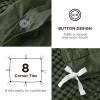 imageBedsure Cooling Duvet Cover Queen Size Cotton ampamp Rayon Derived from Bamboo Blend Duvet Cover Set for Hot Sleepers UltraSoft Breathable ampamp Lightweight Home Bedding for All Seasons White90quotx90quot21  Cooling Olive Green No Comforter