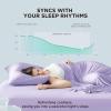 imageBedsure Cooling Sheets Cal King Cooling Bed Sheets for Hot Sleepers Chill Cool Sheet Deep Pocket Up to 18 Inches Soft ampamp Breathable California King Sheet Sets 4 Pieces Purple06  Purple