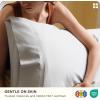 imageBedsure Cooling Sheets Rayon Derived from Bamboo ampamp Cotton Blend GentleSoft Breathable Queen Sheet Set Deep Pocket Up to 18 Inches Hotel Luxury Bedding for Hot Sleepers GreyGrey