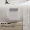 imageBedsure Deep Pocket Queen Sheets  6 Piece Prewashed UltraSoft Queen Sheet Set Fits Mattresses Up to 18 Inches Thick Breathable ampamp Secure Fit Hotel Luxury Bedding Sage GreenWhite