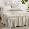 imageBedsure Deep Pocket Queen Sheets  6 Piece Prewashed UltraSoft Queen Sheet Set Fits Mattresses Up to 18 Inches Thick Breathable ampamp Secure Fit Hotel Luxury Bedding Sage GreenLinen
