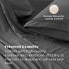 imageBedsure Deep Pocket Queen Sheets Set  Fits Mattresses Up to 21 Inches Thick  4 Piece GentleSoft Bed Sheets Moisture Wicking Soft ampamp Cooling Bedsheet ampamp Pillowcases Easy ampamp Secure Fit Light Grey03  Dark Grey